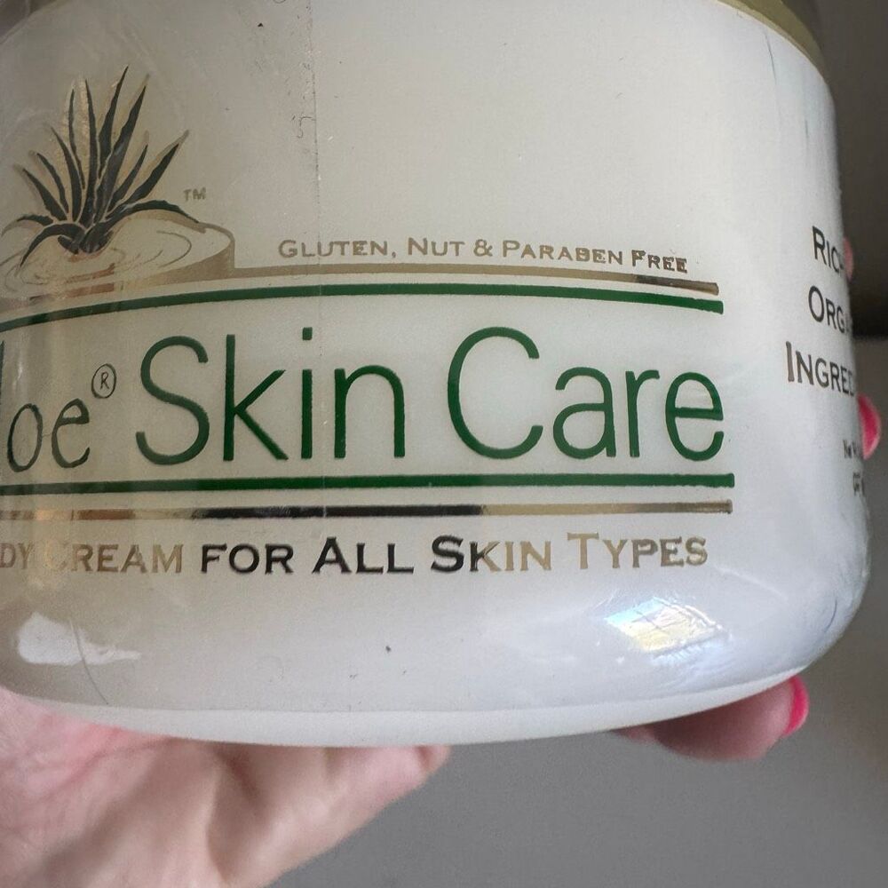 NEW Infinite Aloe Skin Care Face Body Cream 8oz All Skin Types Organic Sealed - Picture 4 of 8